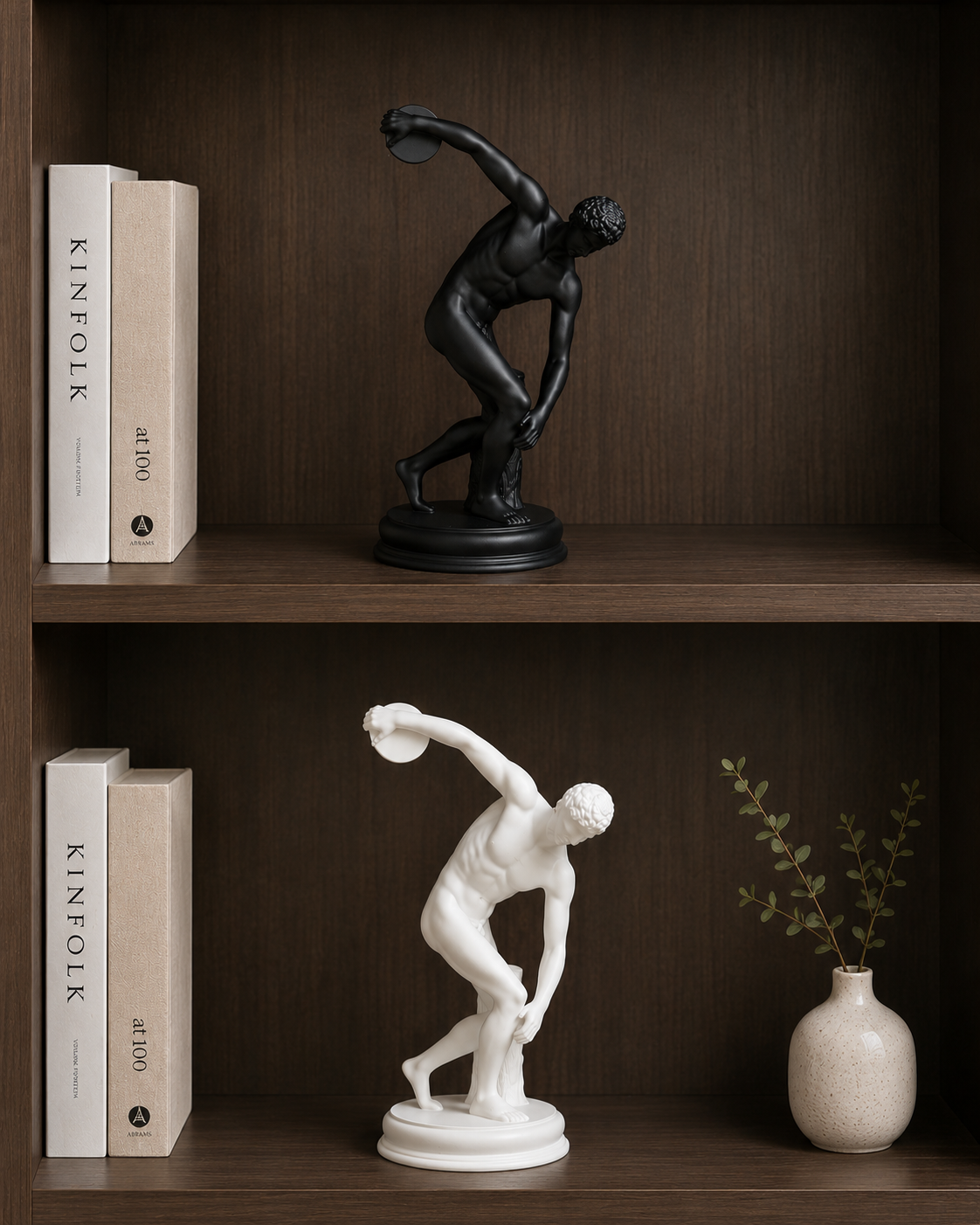 Discobolus Sculpture — Discus Thrower Figurine