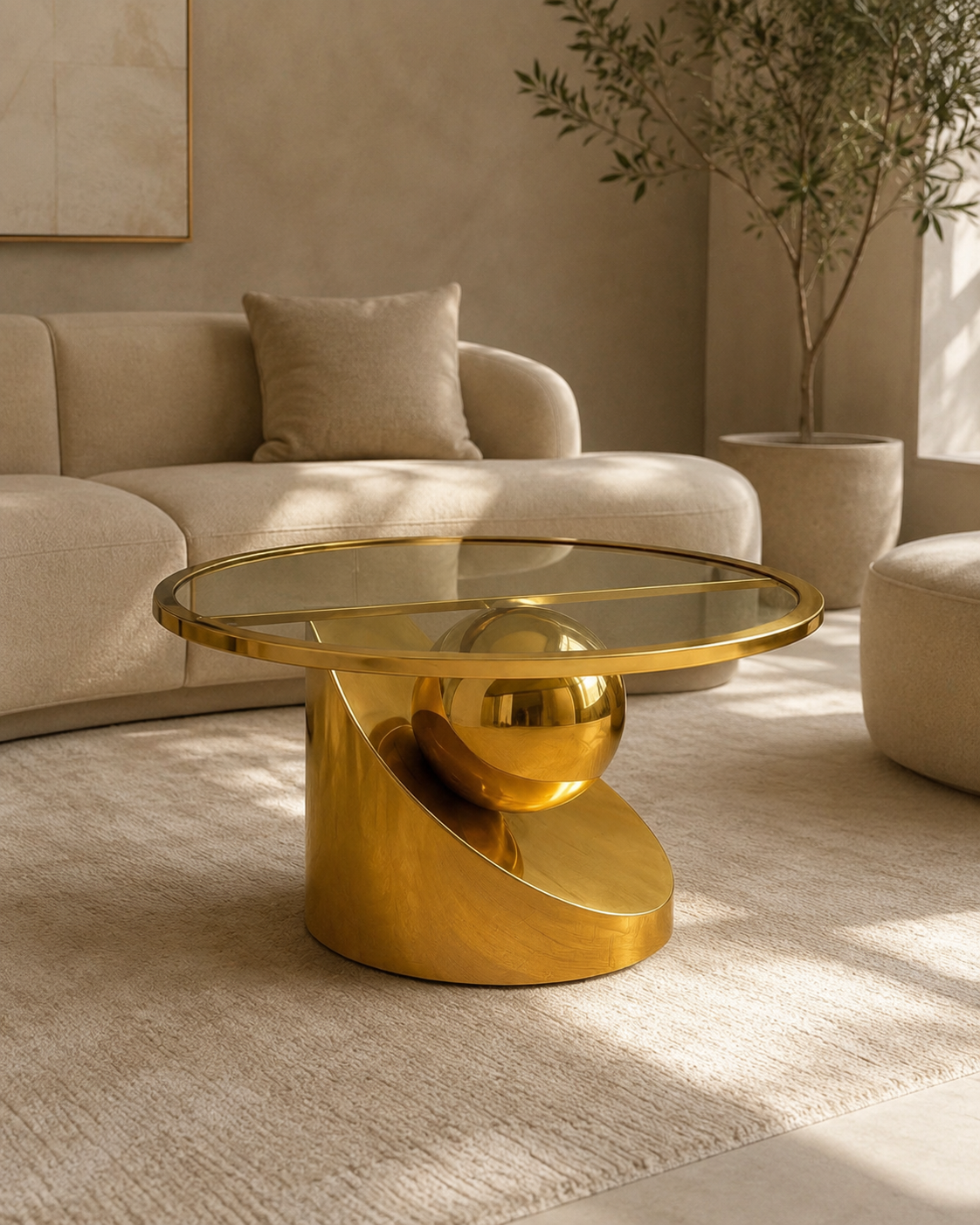 Orbit Gold Center Table