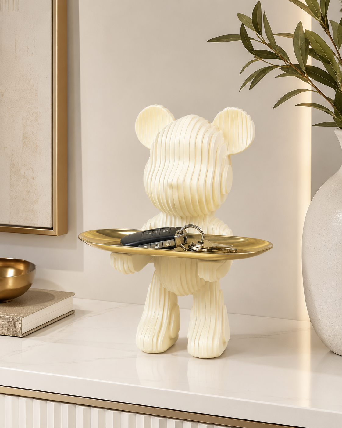 Bear Tray Sculpture