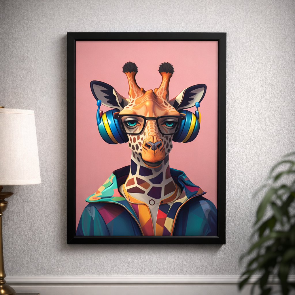 Cool Listener Giraffe