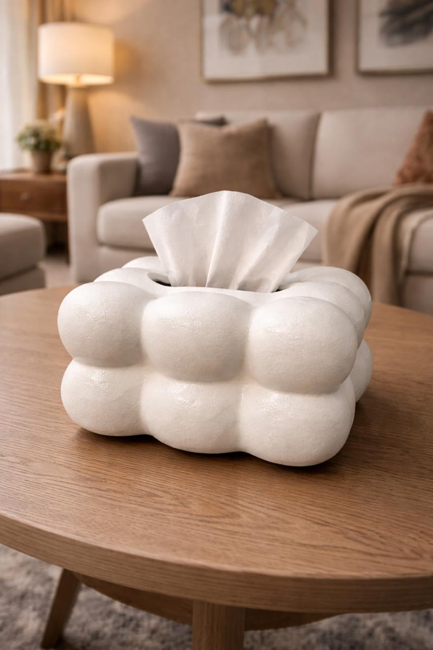 Modern Bubble Design Tissue Holder