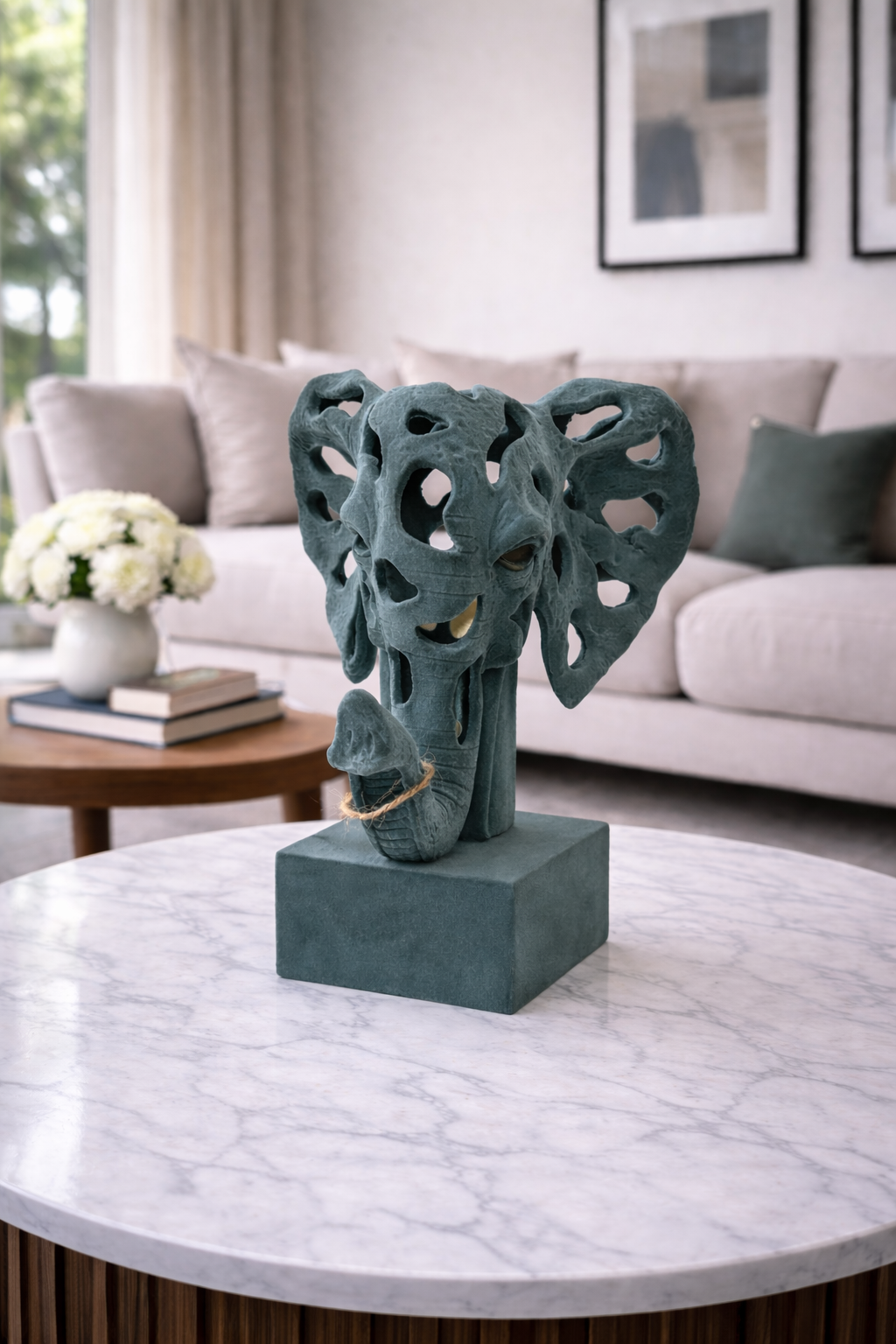 Modern Artistic Elephant Sculpture