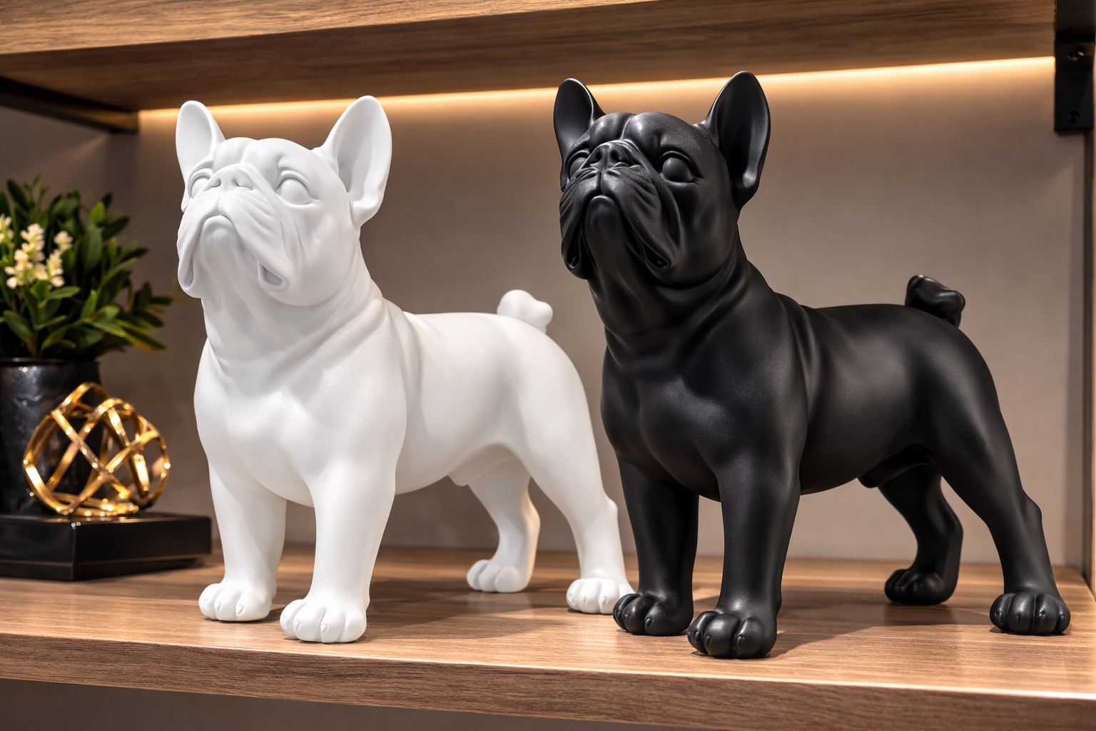 French Bulldog Decorative Sculpture