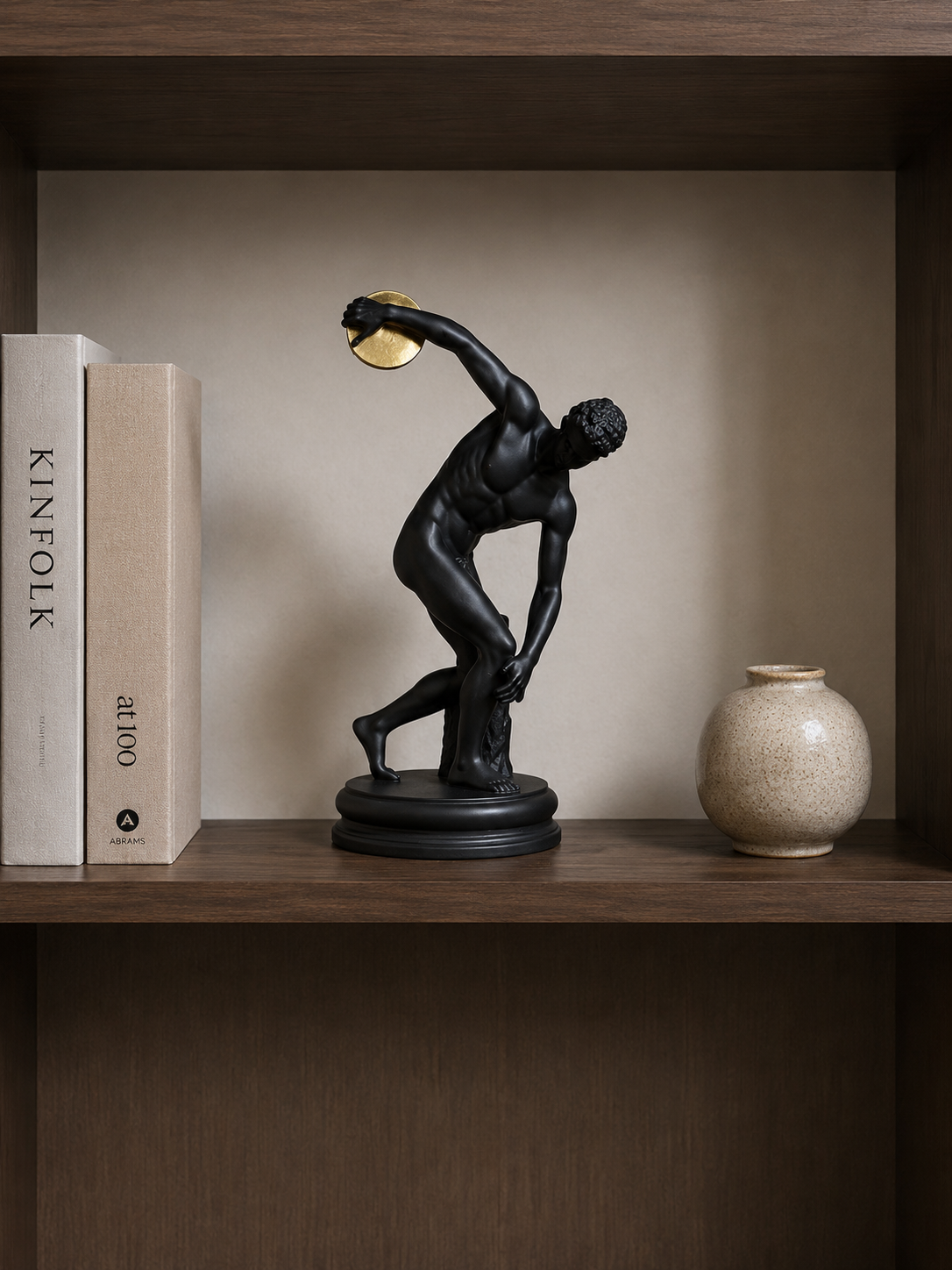 Discobolus Sculpture — Discus Thrower Figurine
