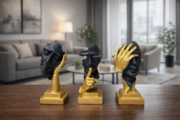 Face Sculptures Set
