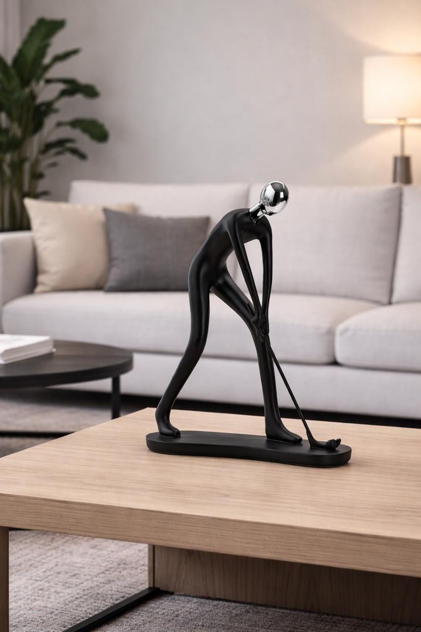 Golfer Sculpture