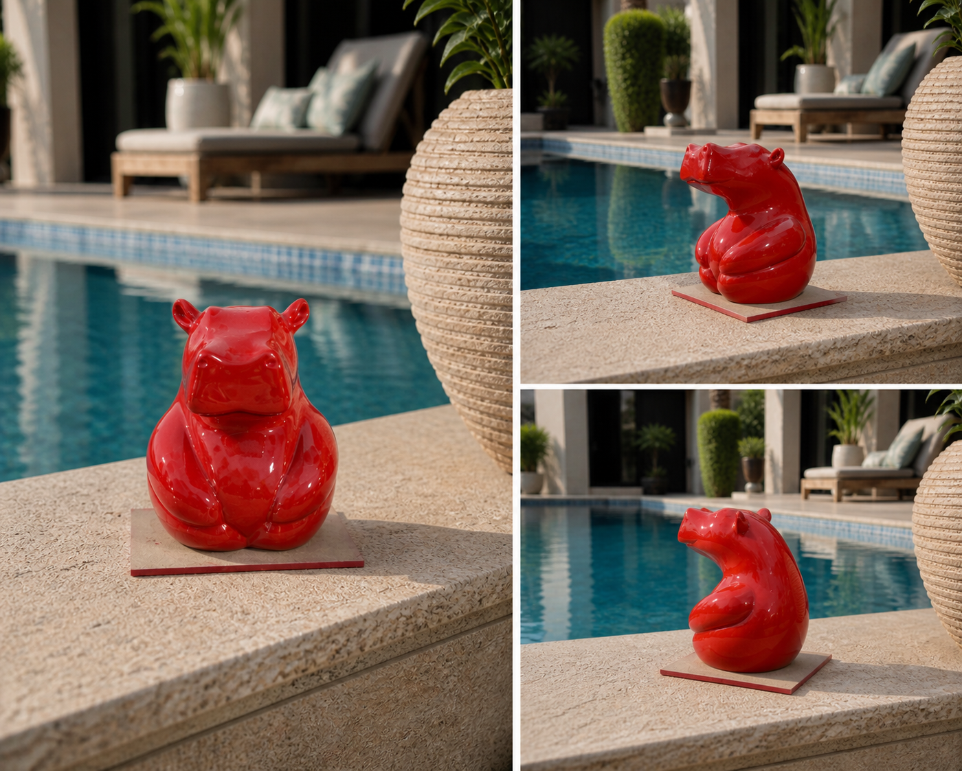 Hippo Sculpture