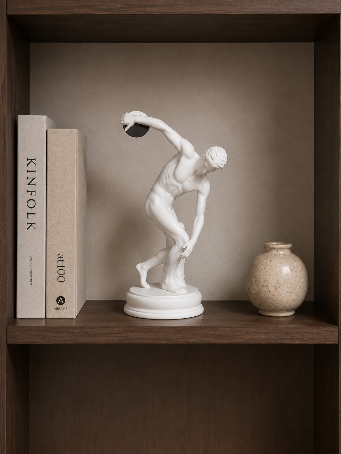 Discobolus Sculpture — Discus Thrower Figurine
