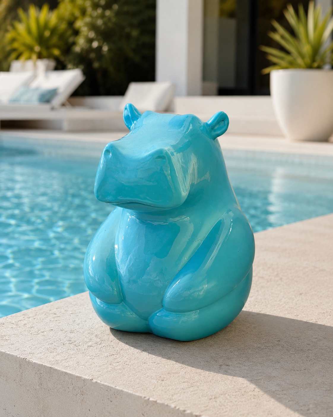 Hippo Sculpture