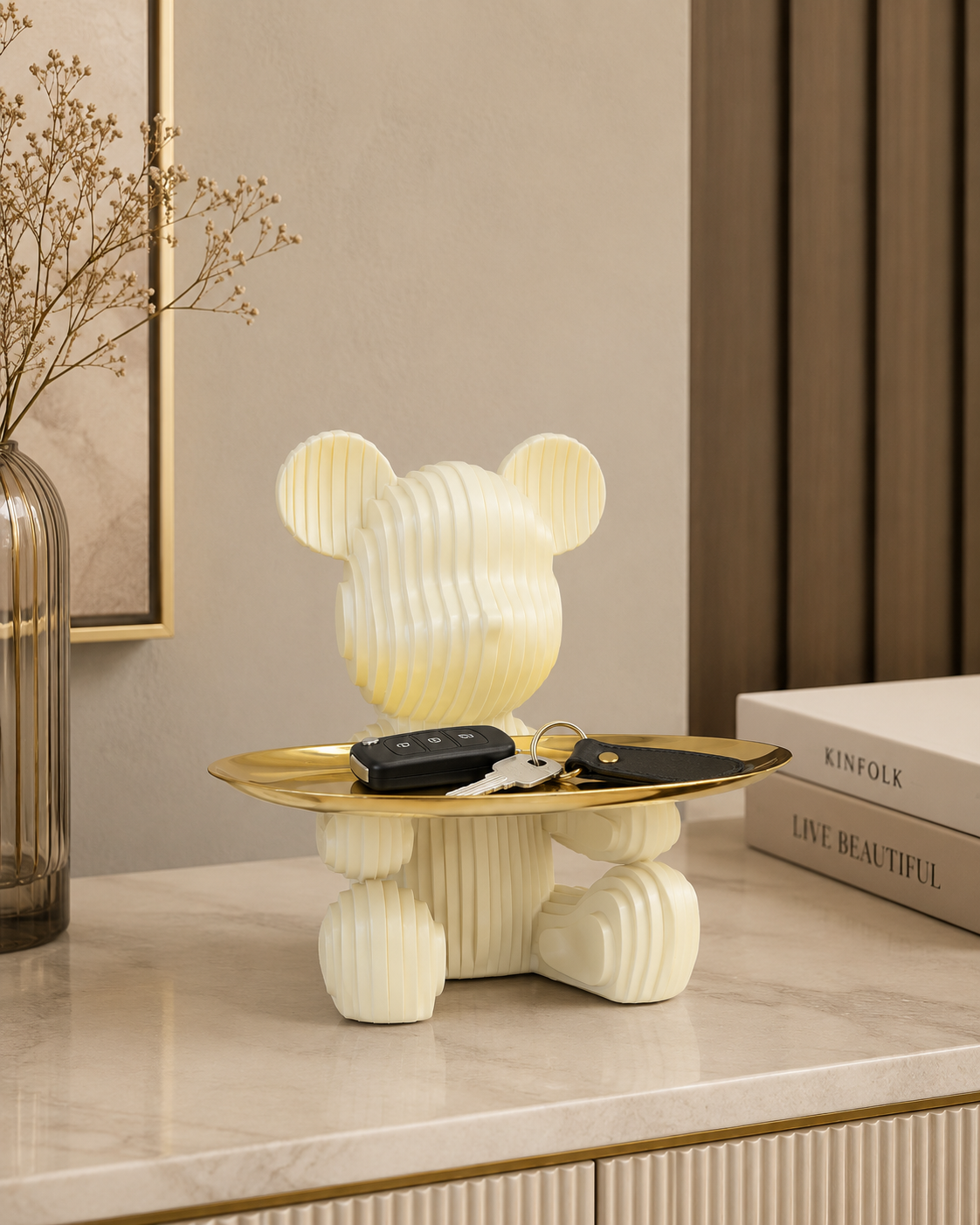 Bear Tray Sculpture