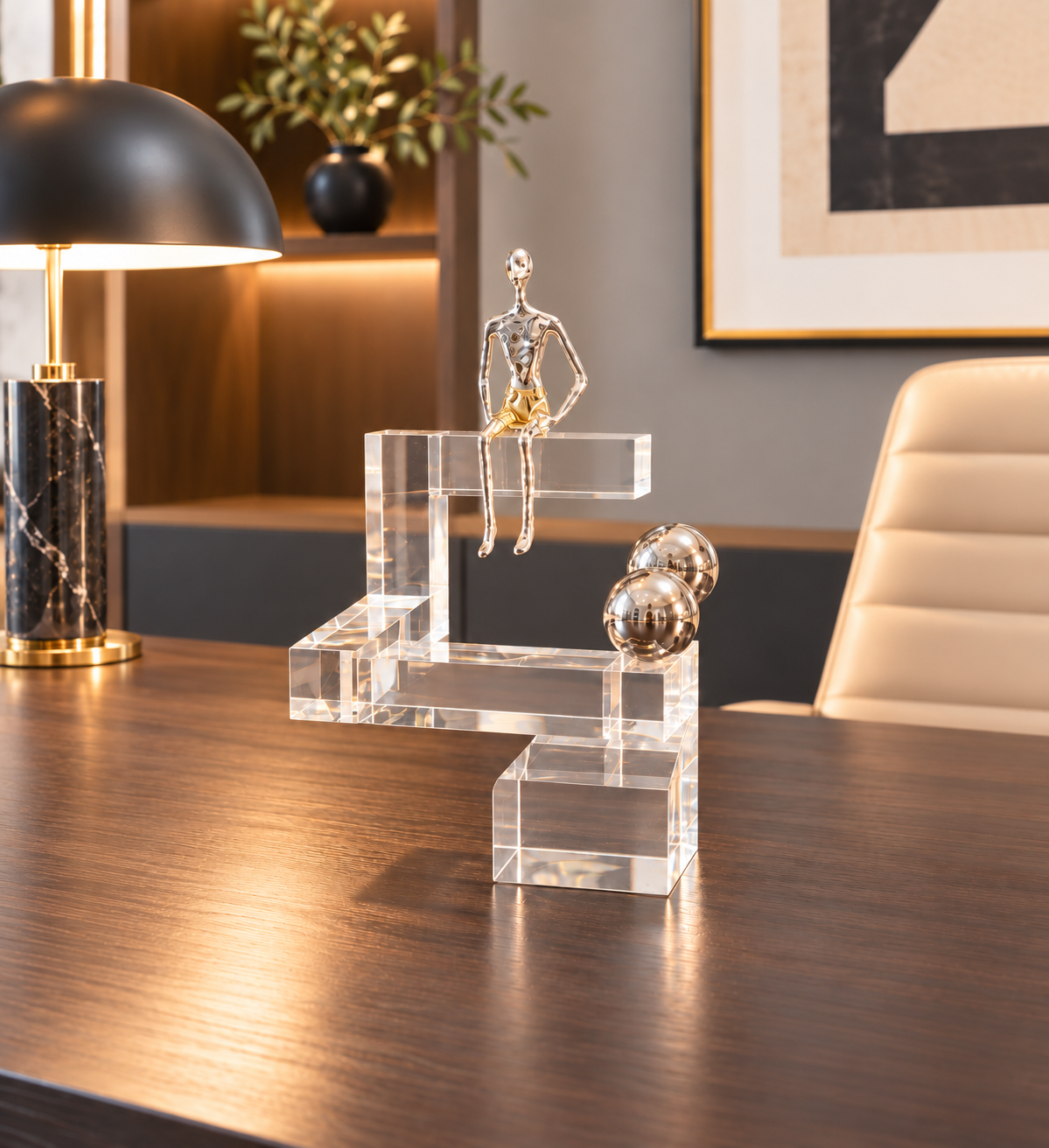 The Thinker — Crystal Staircase