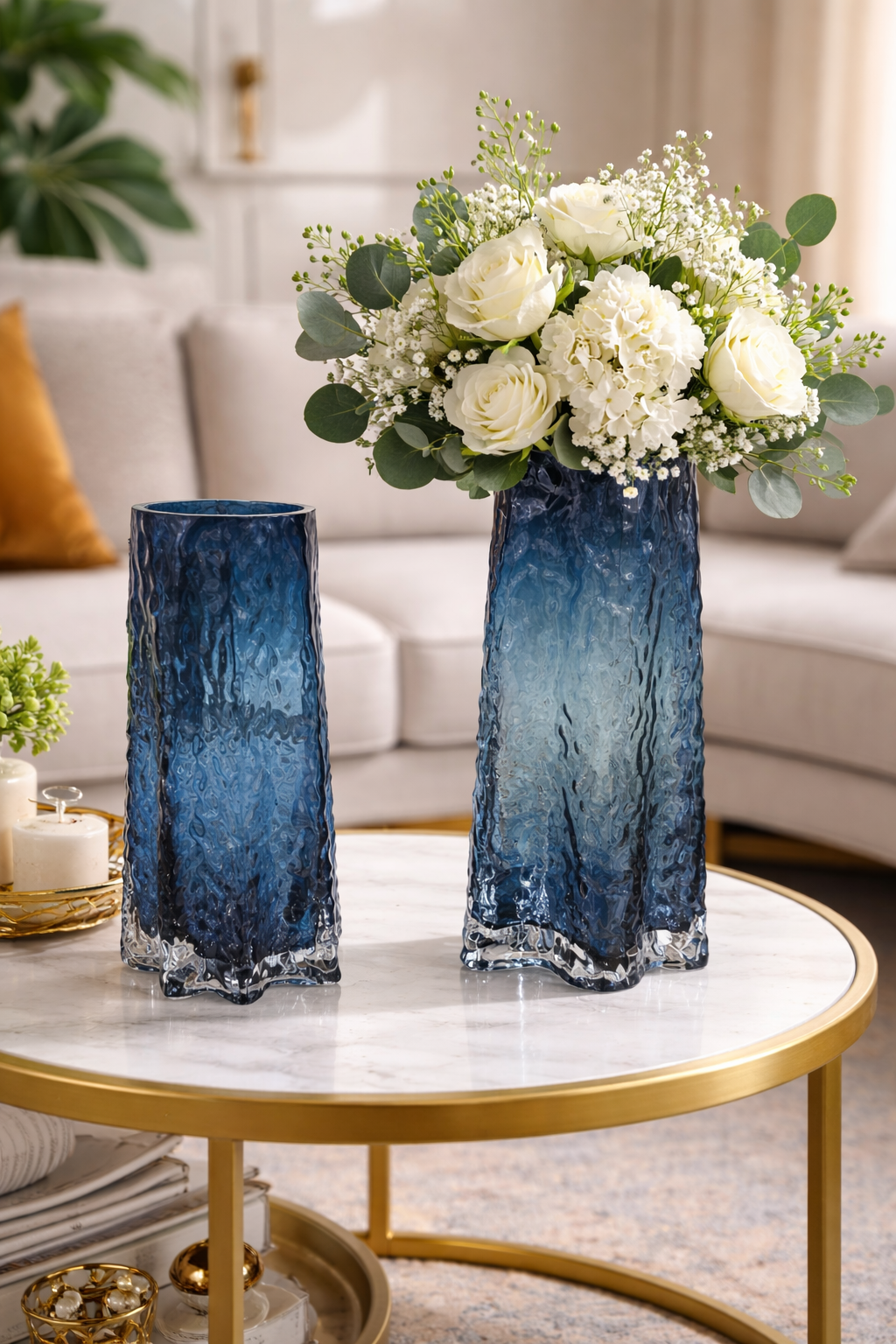 Blue Vases