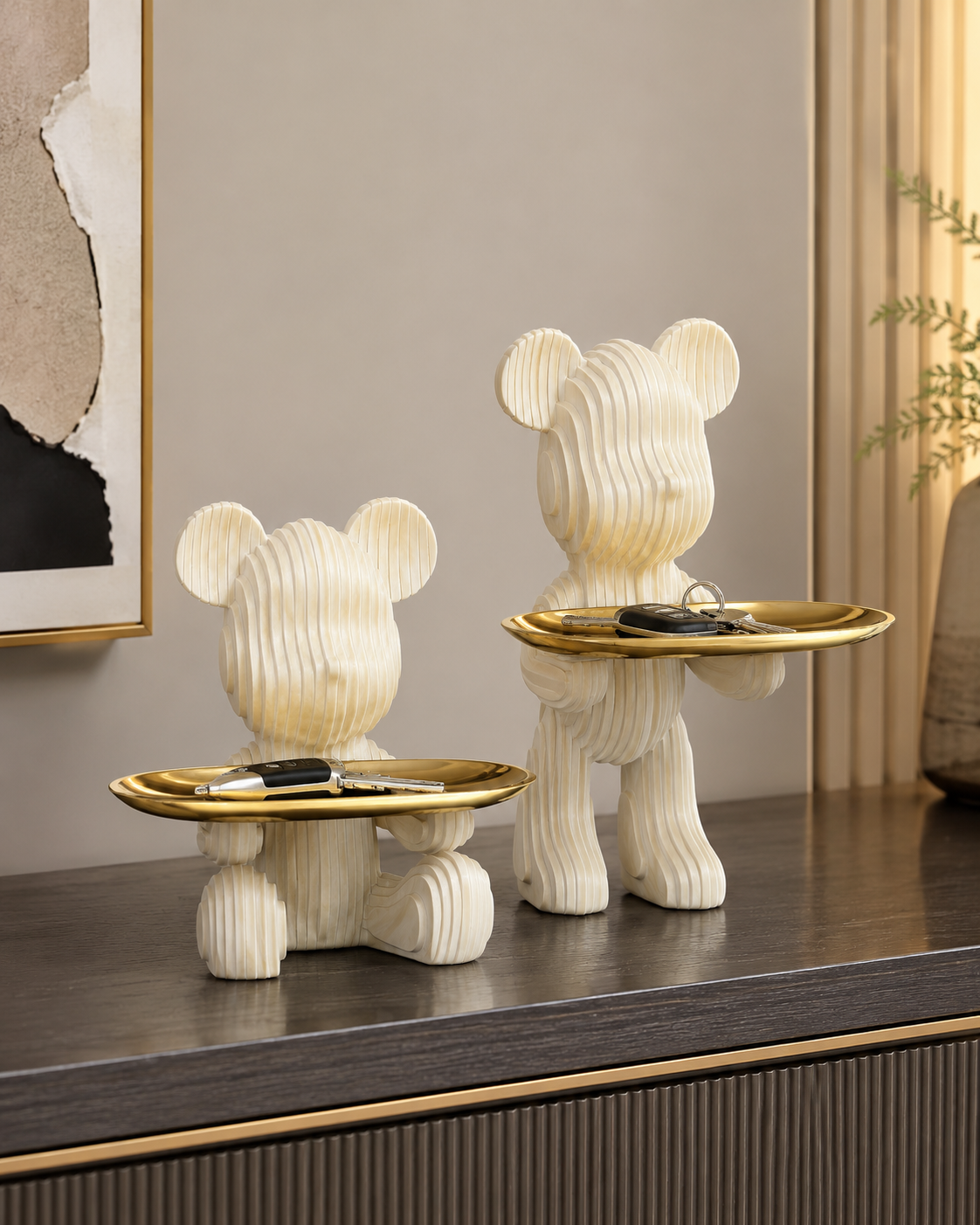 Bear Tray Sculpture