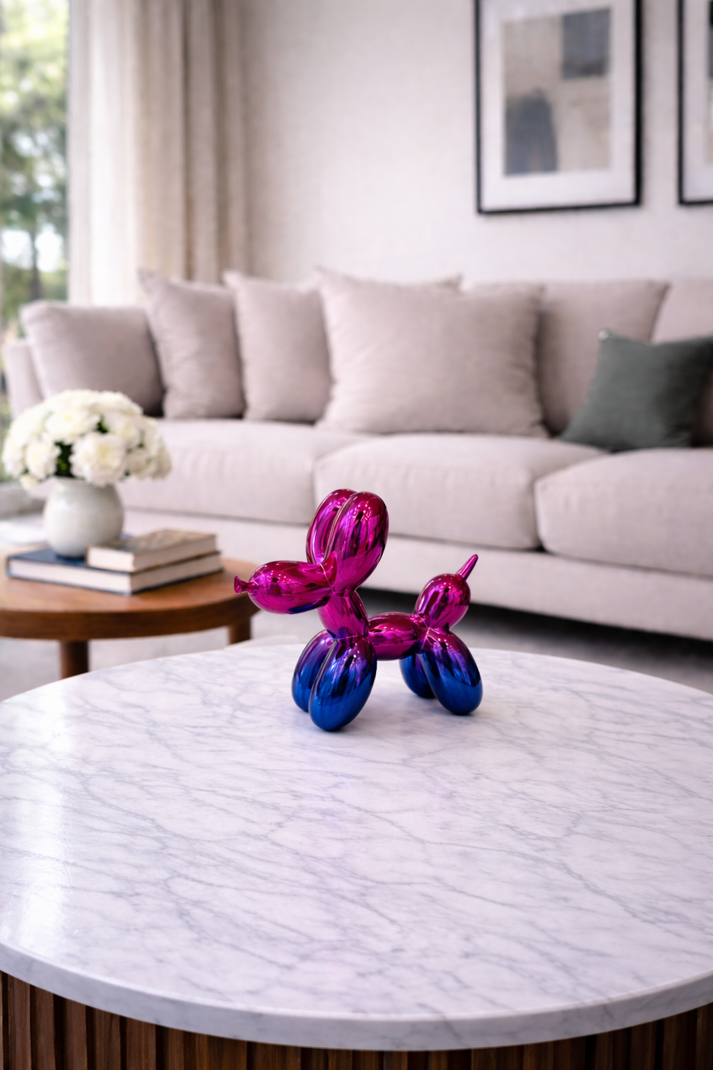 Colorful Ceramic balloon Dog