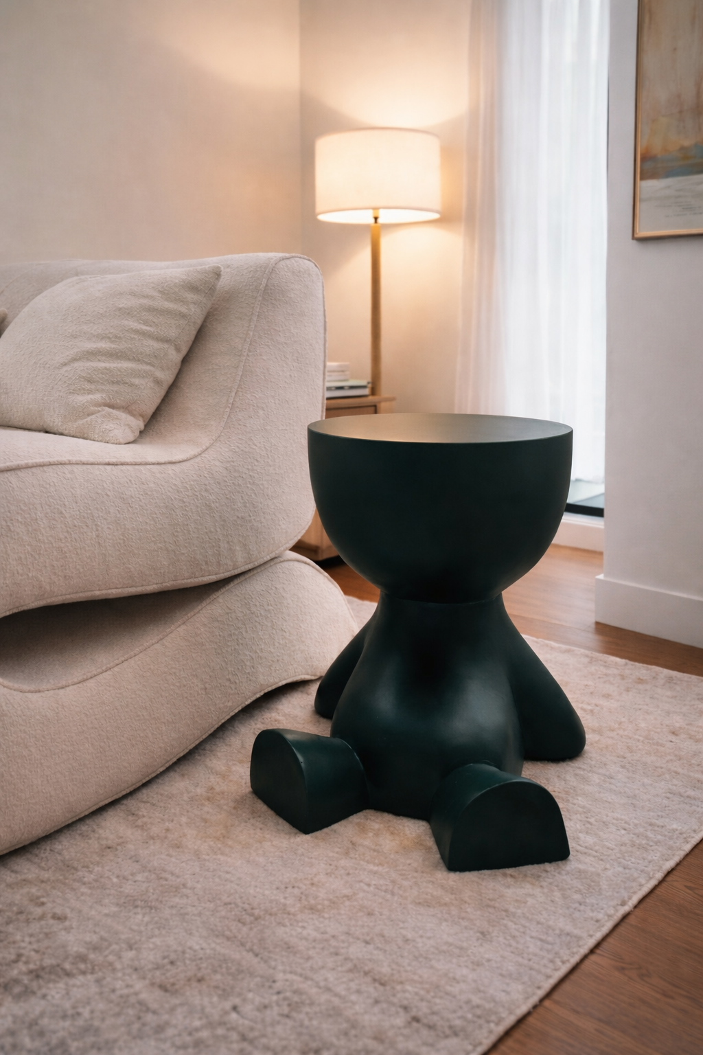 Modern Sculptural Side Table