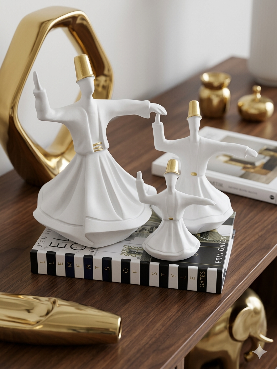 Whirling Dervish Sculpture Set