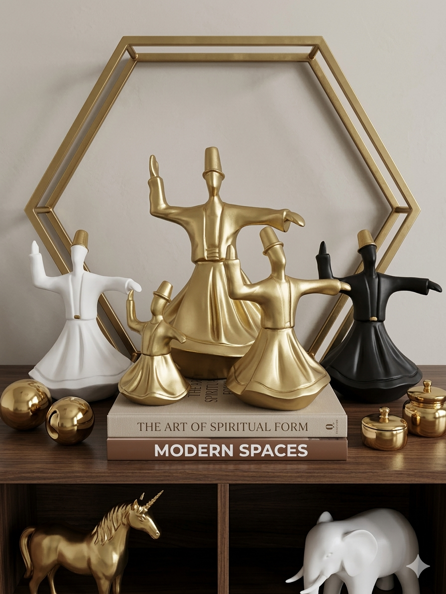 Whirling Dervish Sculpture Set