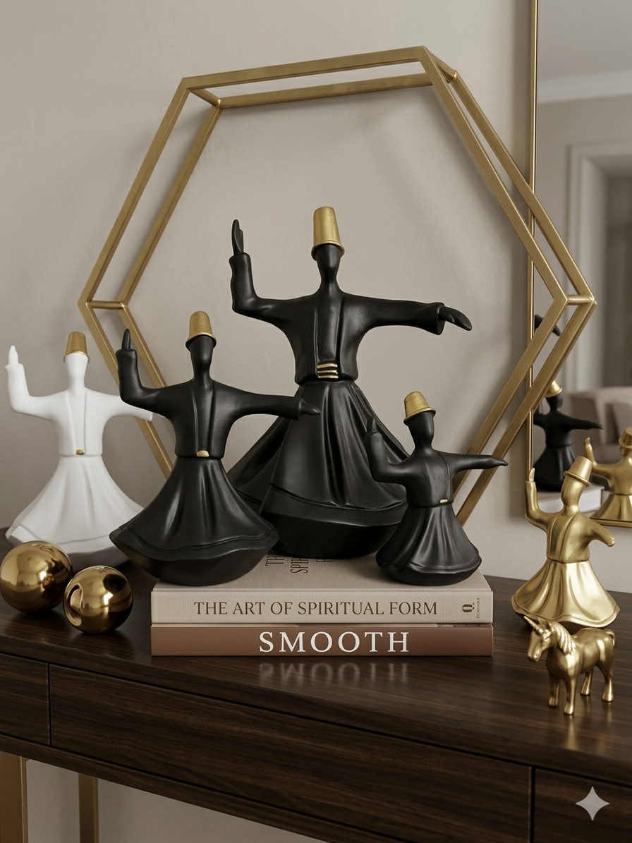 Whirling Dervish Sculpture Set