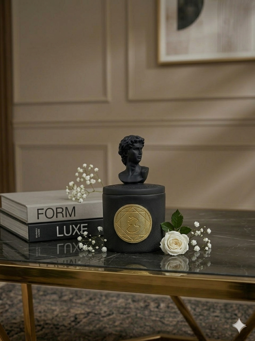 Sculptural Bust Candle