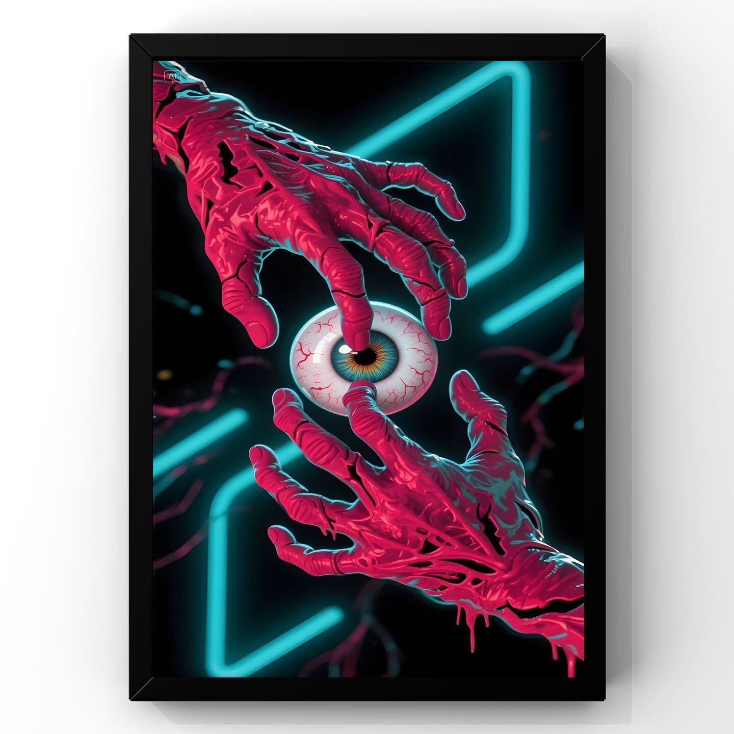 Cyberpunk Horror Art Print