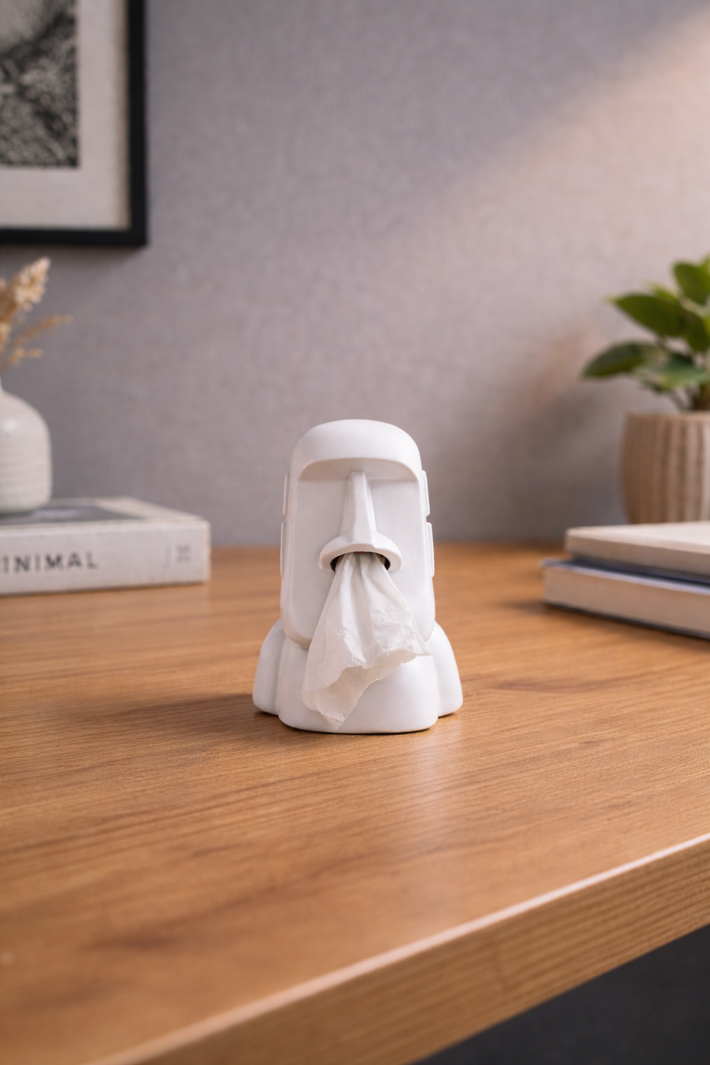 Moai Tissue Box