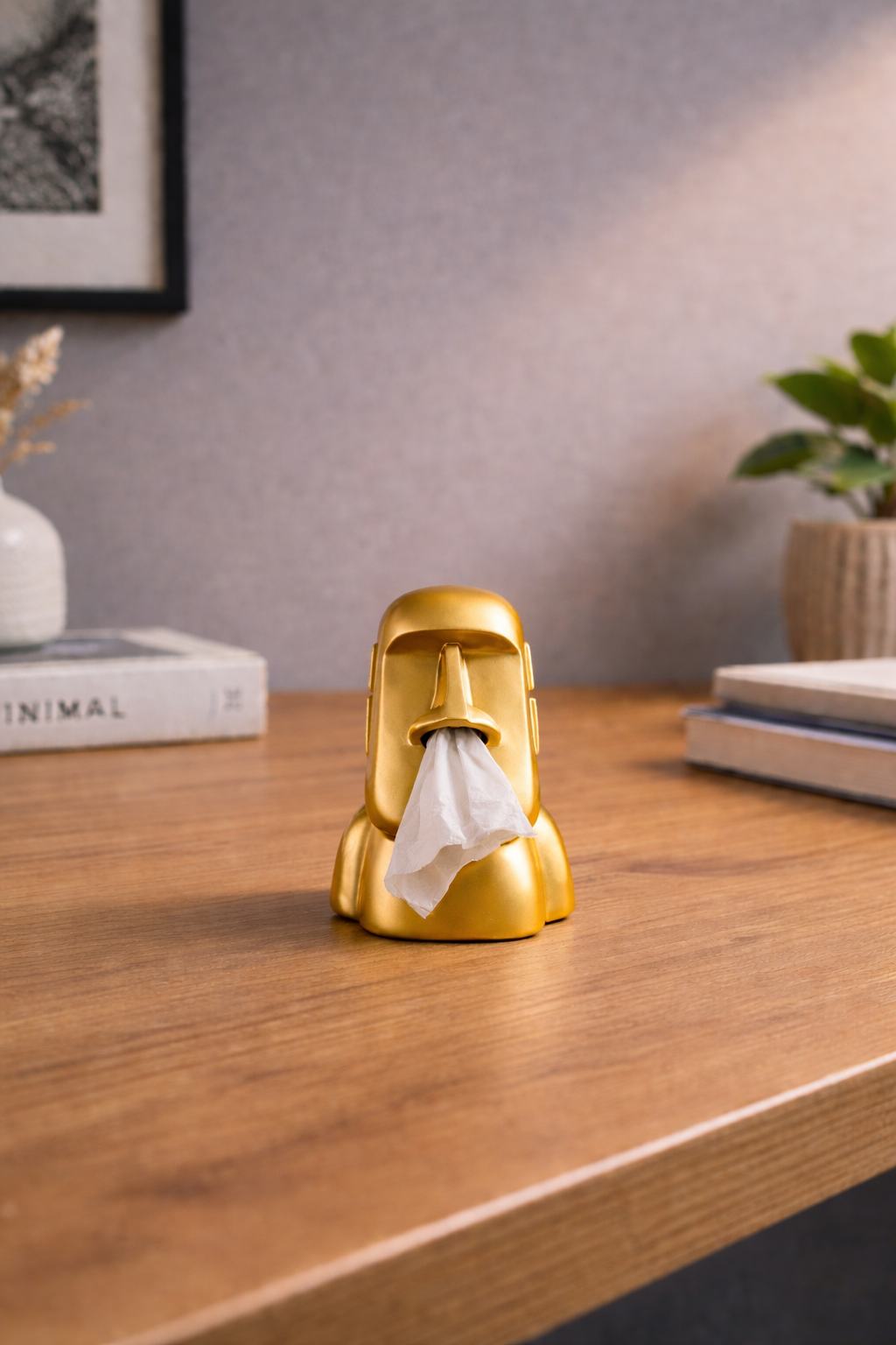 Moai Tissue Box