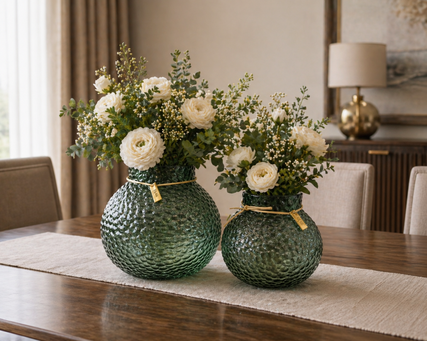 Green Vases