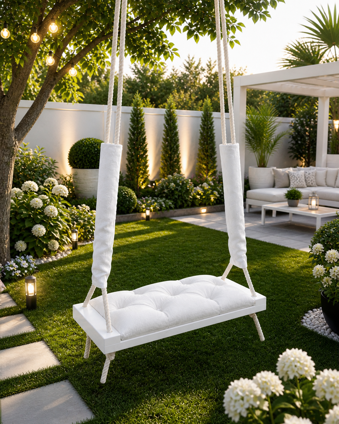 Outdoor Wooden Swing
