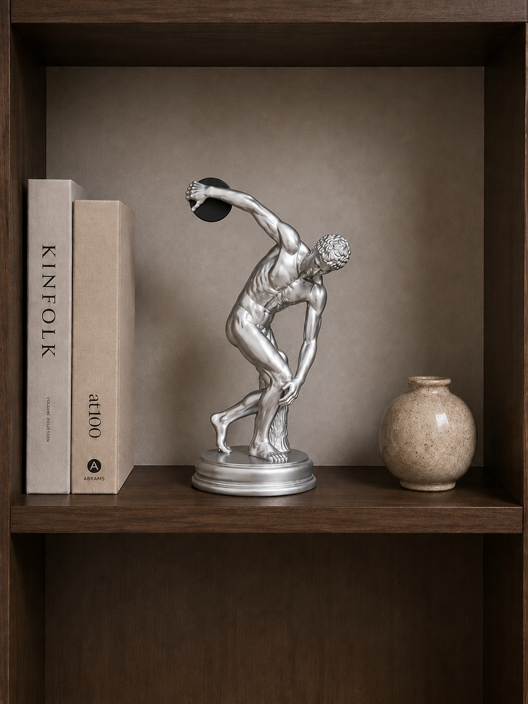 Discobolus Sculpture — Discus Thrower Figurine