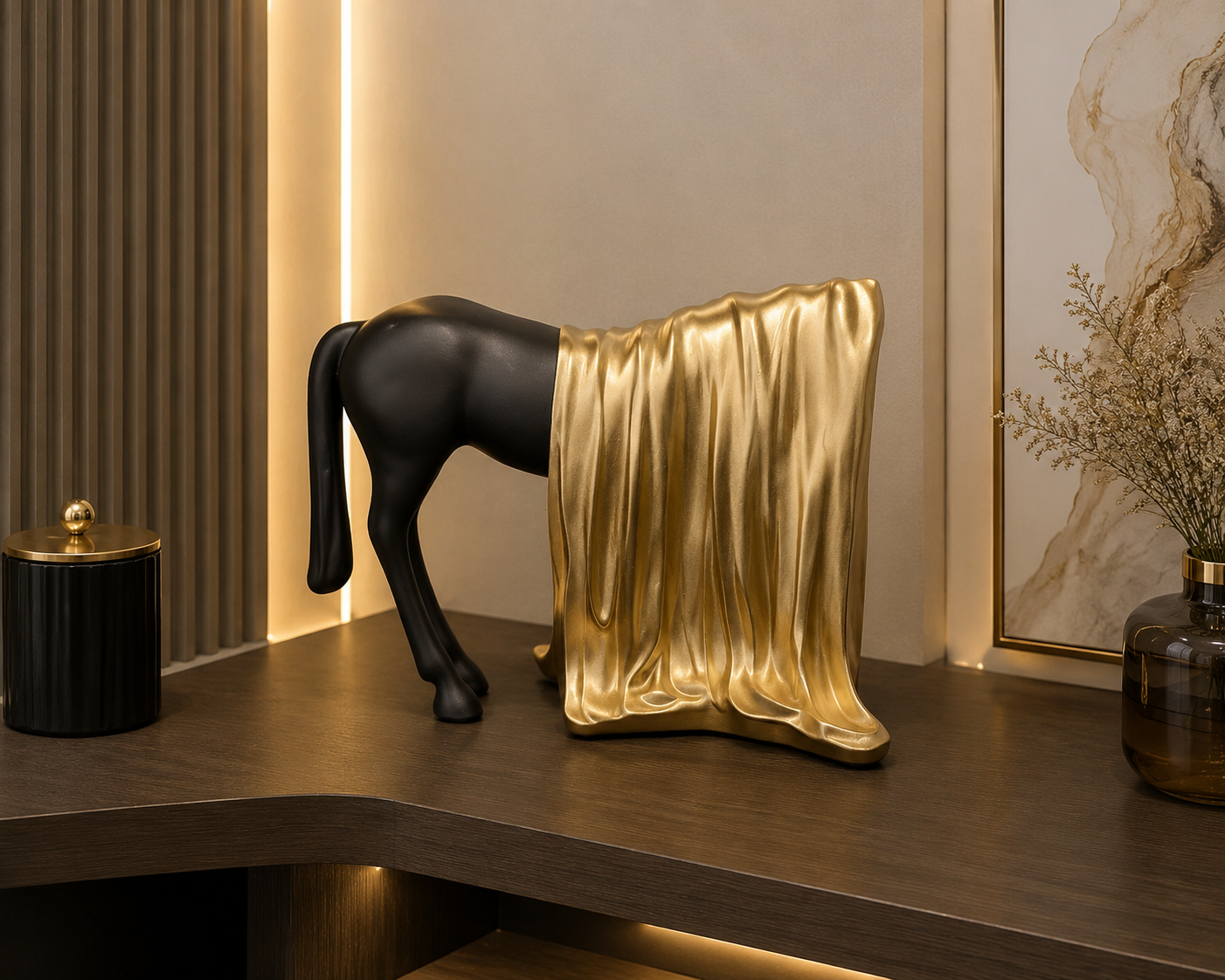 Veiled Stallion Sculpture