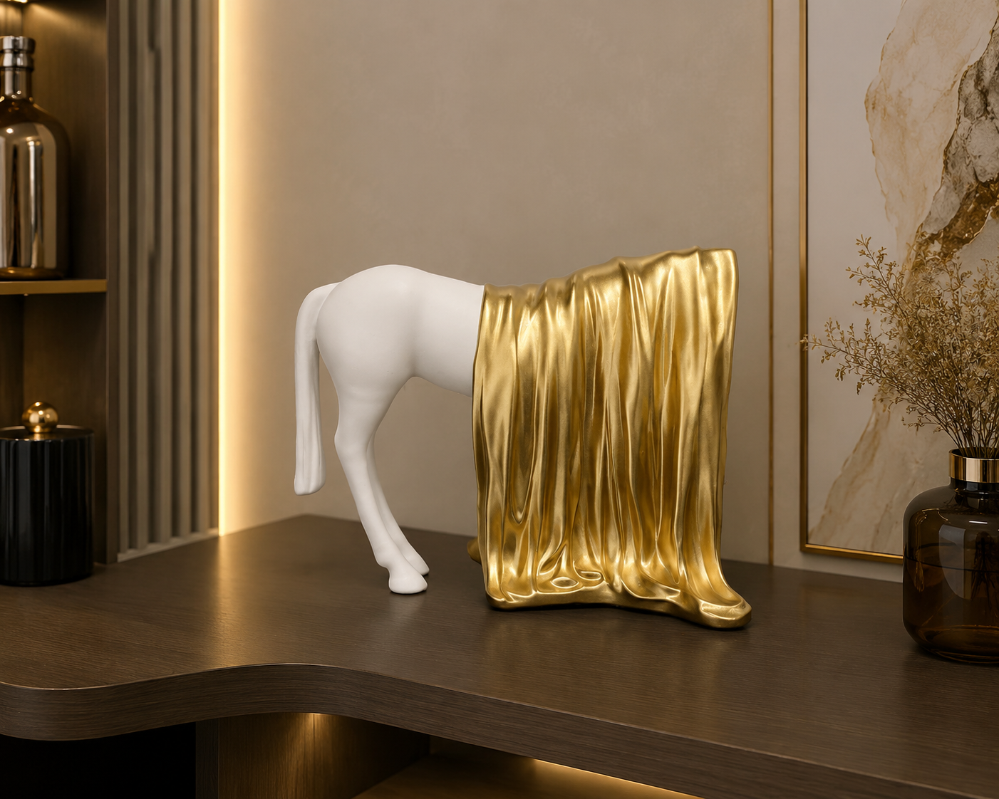 Veiled Stallion Sculpture