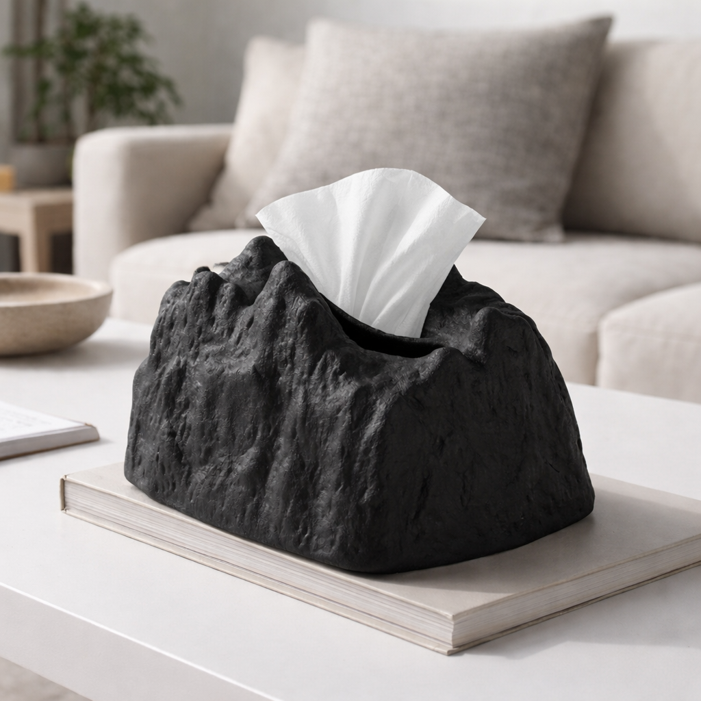 Mountain Peak Tissue Box