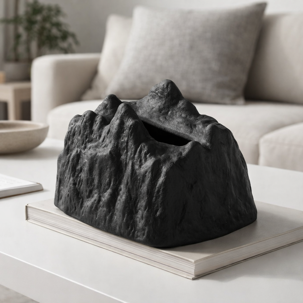 Mountain Peak Tissue Box