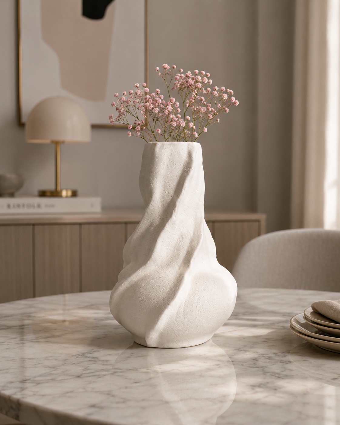 White Ceramic Vase