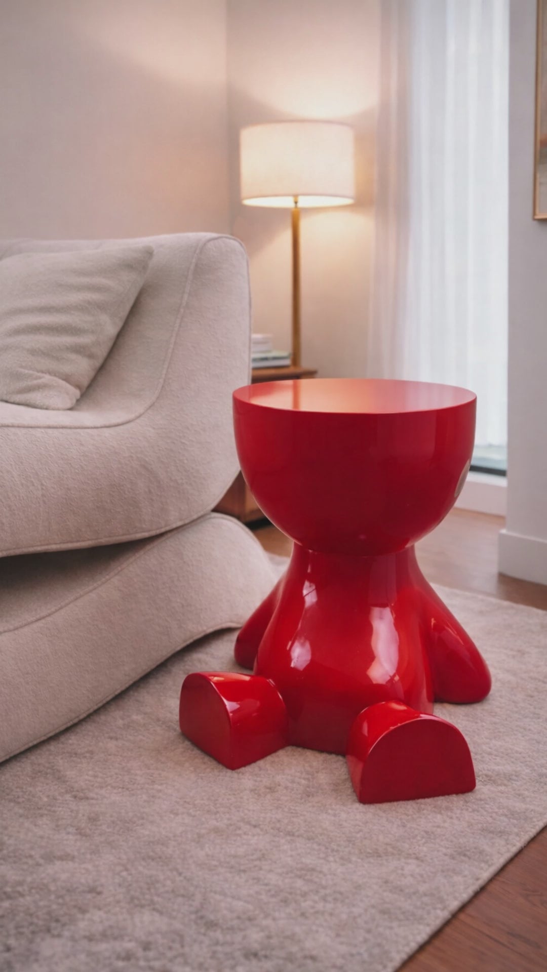 Modern Sculptural Side Table